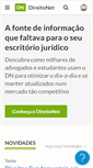 Mobile Screenshot of direitonet.com.br